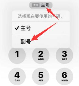 民丰苹果14维修店分享iPhone 14 Pro Max使用副卡打电话的方法 