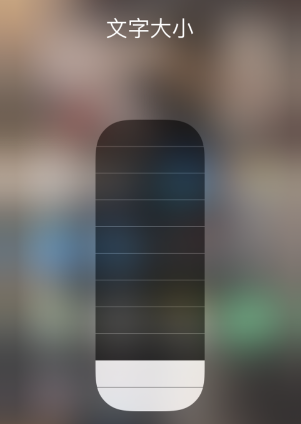 民丰苹果手机维修分享小技巧：在 iPhone 控制中心快速调节字体大小 